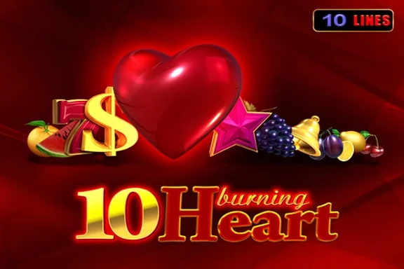 10 Burning Heart — capa do slot
