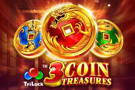 3 Coin Treasures — capa do slot