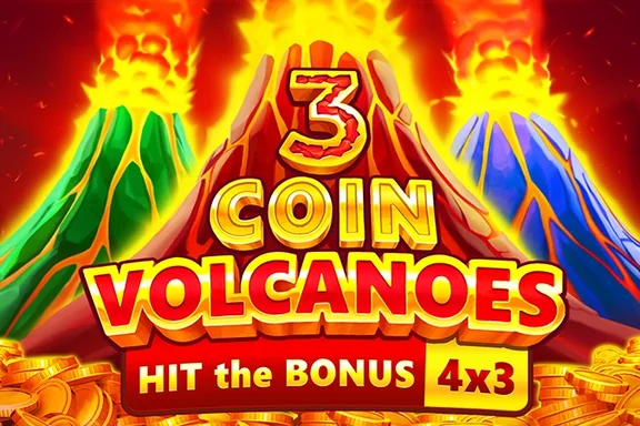 3 Coin Volcanoes — capa do slot