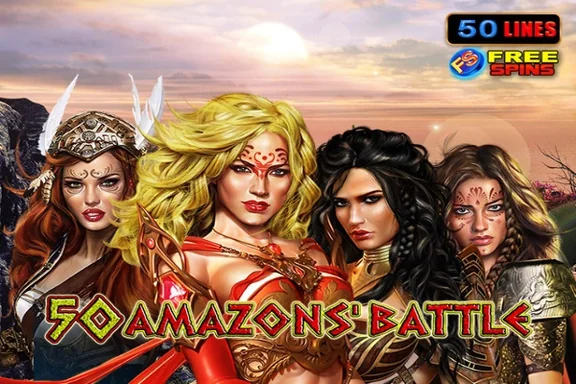 50 Amazons Battle — capa do slot