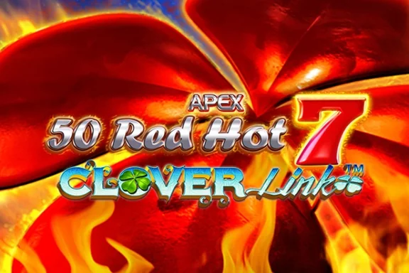 50 Red Hot 7 Clover Link — capa do slot
