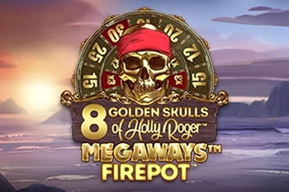 8 Golden Skulls Of Holly Roger Megaways — capa do slot