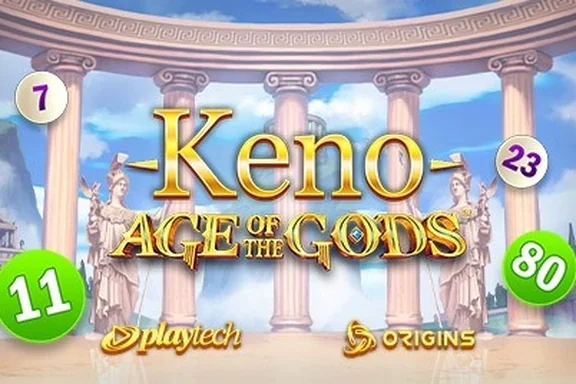 Age Of The Gods Keno — capa do slot