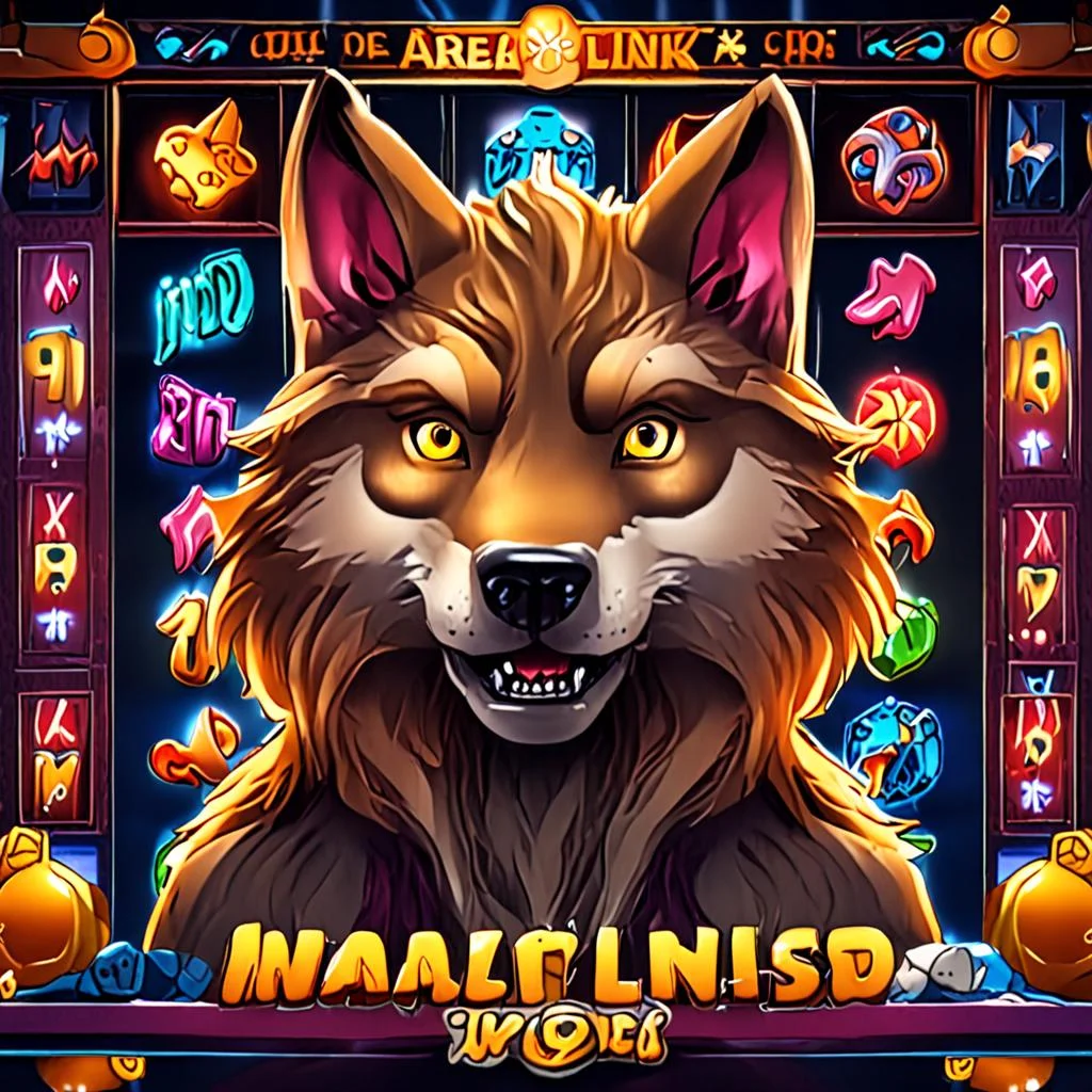 Area Link Wolf Unleashed — capa do slot