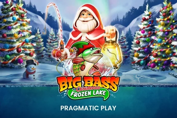 Big Bass Christmas Frozen Lake — capa do slot