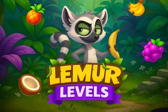 Lemur Levels — capa do slot